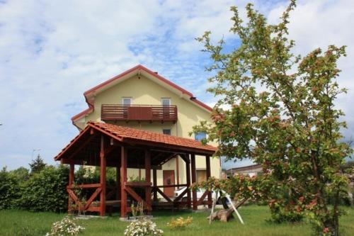 Zahrada ubytování Guest house Ošia