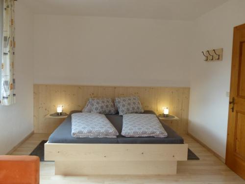 Uma cama ou camas num quarto em Winklerhof
