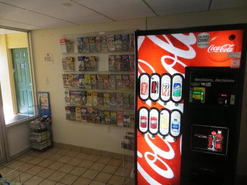 a coca cola vending machine in a room at Baymont by Wyndham Sevierville Pigeon Forge in Sevierville