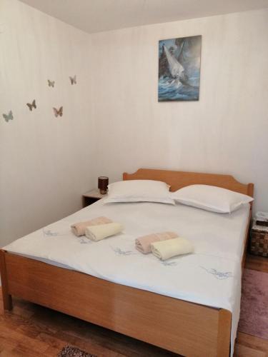 Ένα ή περισσότερα κρεβάτια σε δωμάτιο στο Apartment Zarace
