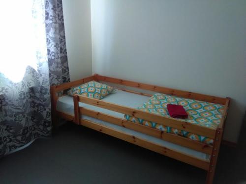 Giường trong phòng chung tại Mežezera stāsts