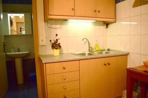 Köök või kööginurk majutusasutuses Stoa Rooms