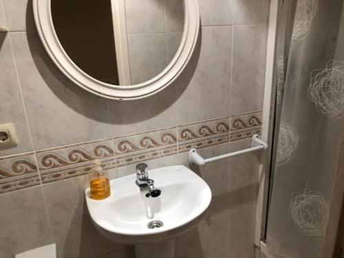 Koupelna v ubytování Can Pau Santa Parascheva