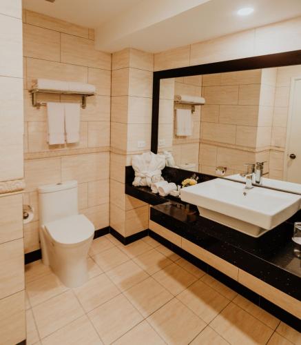 Koupelna v ubytování Nobility Grand Hotel