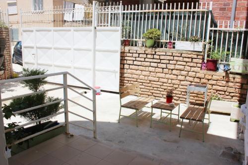 En balkon eller terrasse på Hercules House