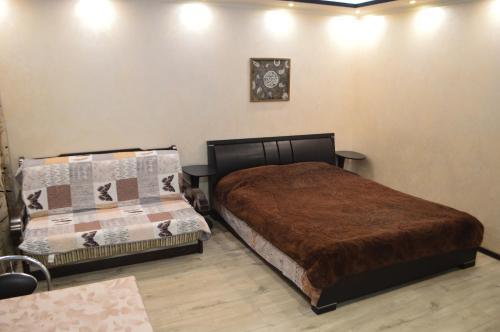 A bed or beds in a room at 2 room Lux Apartment on Kulika Street