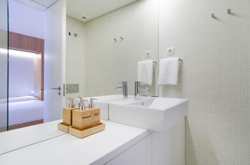 Bathroom sa Hoom Apartments Juan Bravo