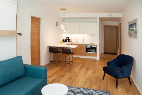 Η κουζίνα ή μικρή κουζίνα στο Riverside Apartment 2