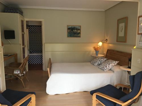 Postel nebo postele na pokoji v ubytování Apartamentos del Norte