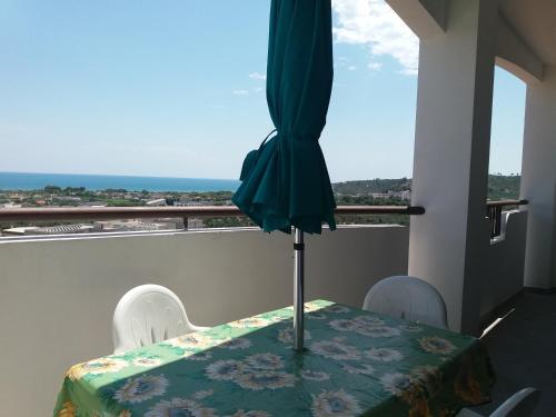 Balkoni atau teres di Villa dei pini