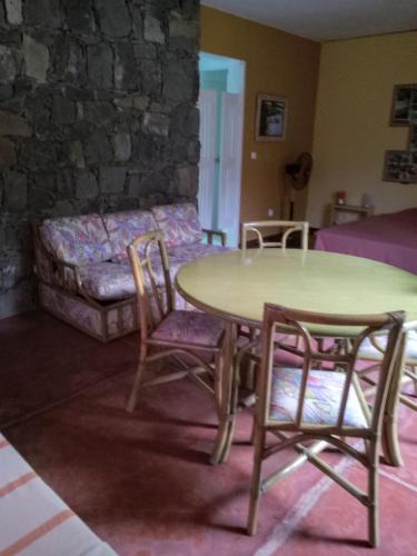 Posezení v ubytování Chambre indépendante