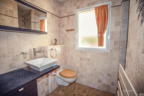 Koupelna v ubytování Appartement Océane