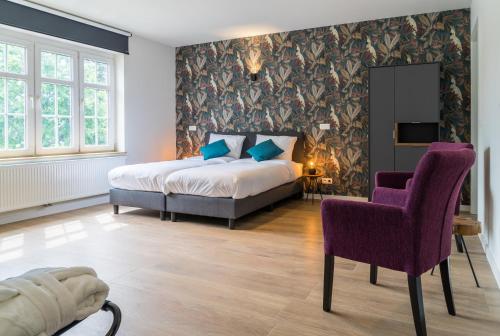 Postel nebo postele na pokoji v ubytování Hotel Huron