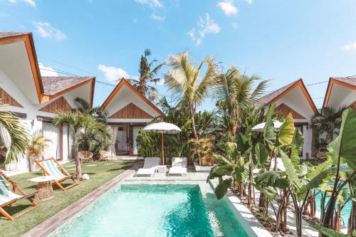 an image of a villa with a swimming pool at Beyond Bungalows in Canggu