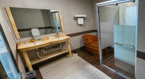 Koupelna v ubytování Seri Simanggang Hotel