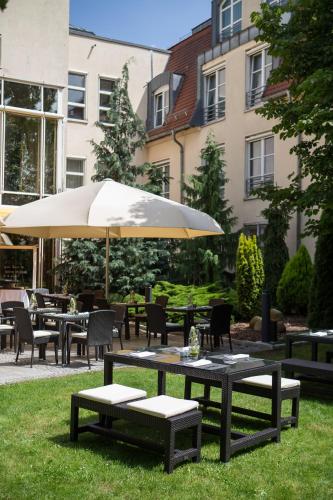 Un jardín fuera de Seminaris Hotel Leipzig