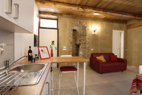 Cucina o angolo cottura di Borgo Cilento Residence