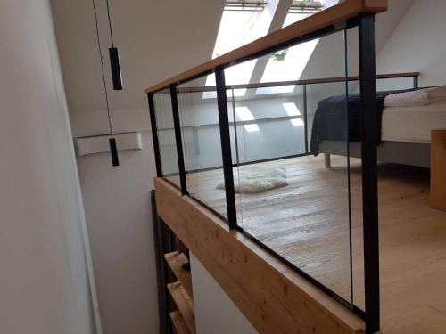 Un ou plusieurs lits dans un hébergement de l'établissement Apartmaji štAla