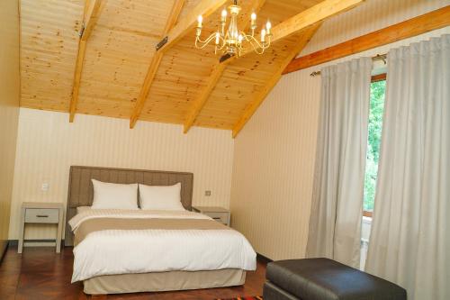 Postel nebo postele na pokoji v ubytování CHALET DILIJAN VILLAS