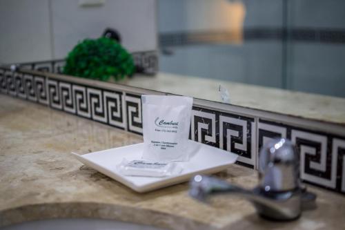 Koupelna v ubytování Cambuci Hotel