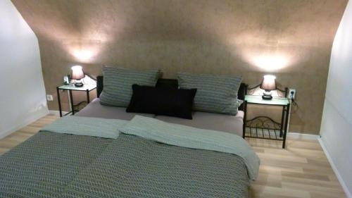Postelja oz. postelje v sobi nastanitve Casa Maria App. Jose 1. Obergeschoss