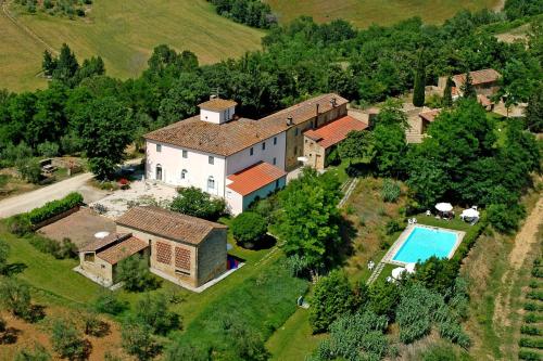 Vaade majutusasutusele Agriturismo La Moraia linnulennult