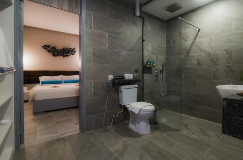 Ένα μπάνιο στο Damrei Angkor Hotel