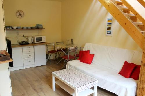 Kuchyň nebo kuchyňský kout v ubytování Apartmán Turista