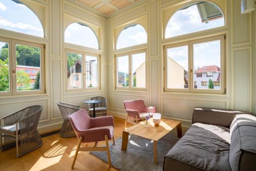 Posezení v ubytování Villa Rosenaw