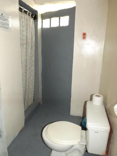 
A bathroom at Green Track Hostel
