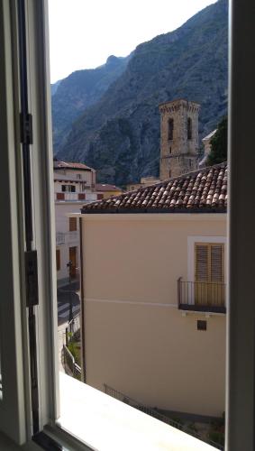 a view from a window of a building at Da Oreste Affittacamere in Fara San Martino