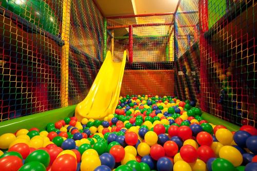 a play room filled with lots of balls at Grand Hotel Stamary in Zakopane