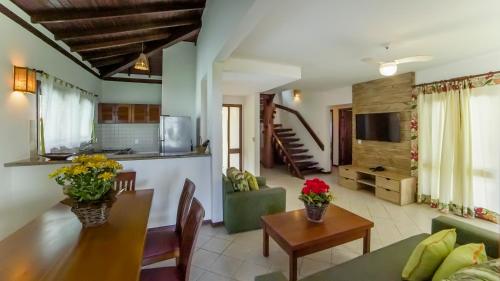 Televisyen dan/atau pusat hiburan di Mar Paraíso Hotel