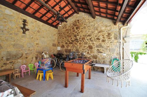 Ruang duduk di Casa do Arco