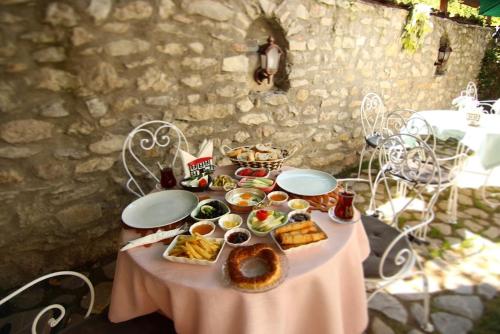 Pilihan sarapan tersedia untuk tetamu di Badeli Konak Safranbolu