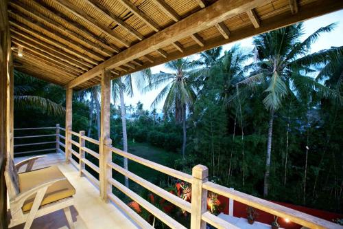 Μπαλκόνι ή βεράντα στο CASA MIMBA - Seaview Private Pool Villa Padangbai