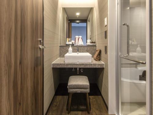 Koupelna v ubytování REX HOTEL Beppu
