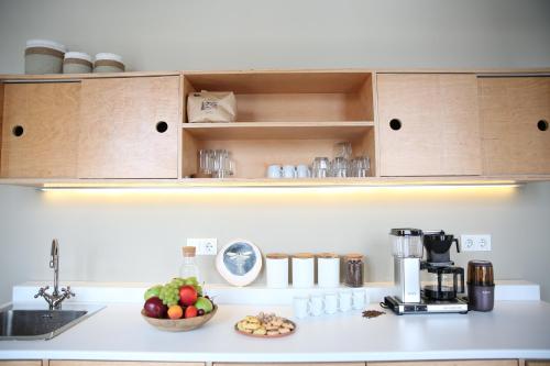 Dapur atau dapur kecil di Oda Bodrum Gümüşlük