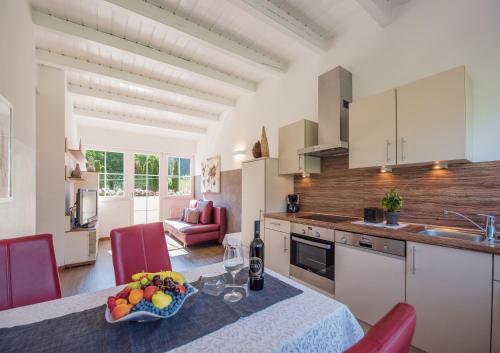 Η κουζίνα ή μικρή κουζίνα στο Gartenhof