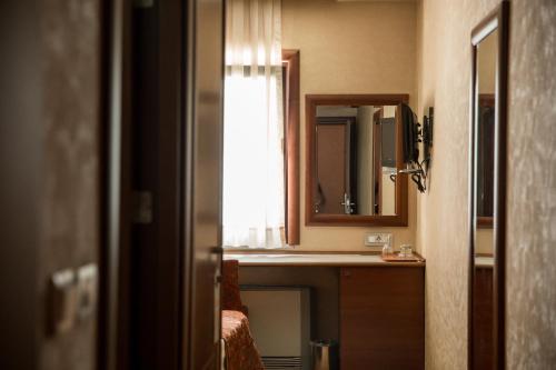 Koupelna v ubytování Yuksel Hotel