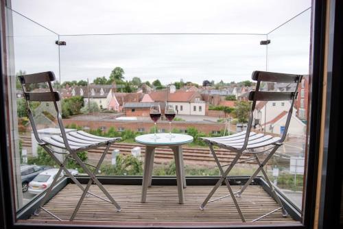 Balkoni atau teres di 8 Deben Wharf, Woodbridge