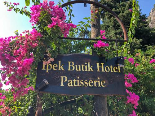 Zahrada ubytování İpek Apart Hotel