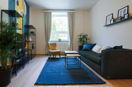 Posezení v ubytování Avantgarde apartments