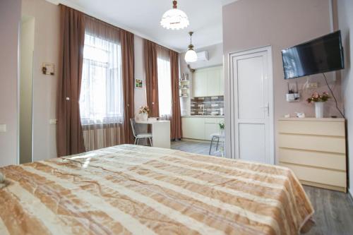 Postel nebo postele na pokoji v ubytování Apartment 55