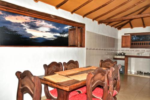 Kuchyň nebo kuchyňský kout v ubytování Posada Villa Paula