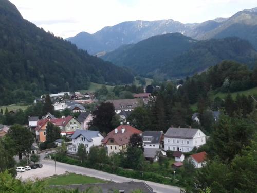 Pohľad z vtáčej perspektívy na ubytovanie Ferienhof Kirchau