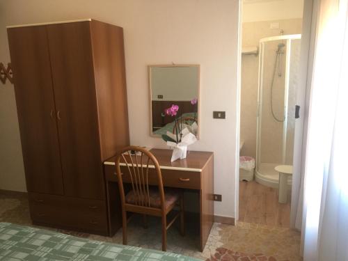 Koupelna v ubytování Hotel Margherita