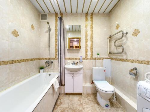 Ванная комната в KvartalApartments on Belozerskaya 3