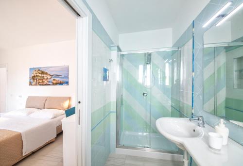 Koupelna v ubytování B&B La Gioia