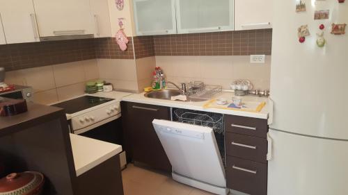 Una cocina o zona de cocina en Apartman Sara 2